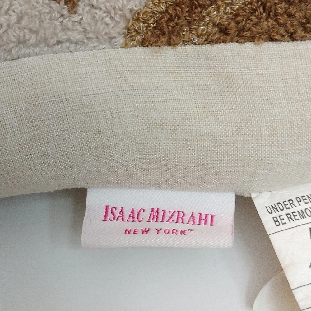 Isaac Mizrahi Large Cowboy Boot Cushion Pillow 20x12”